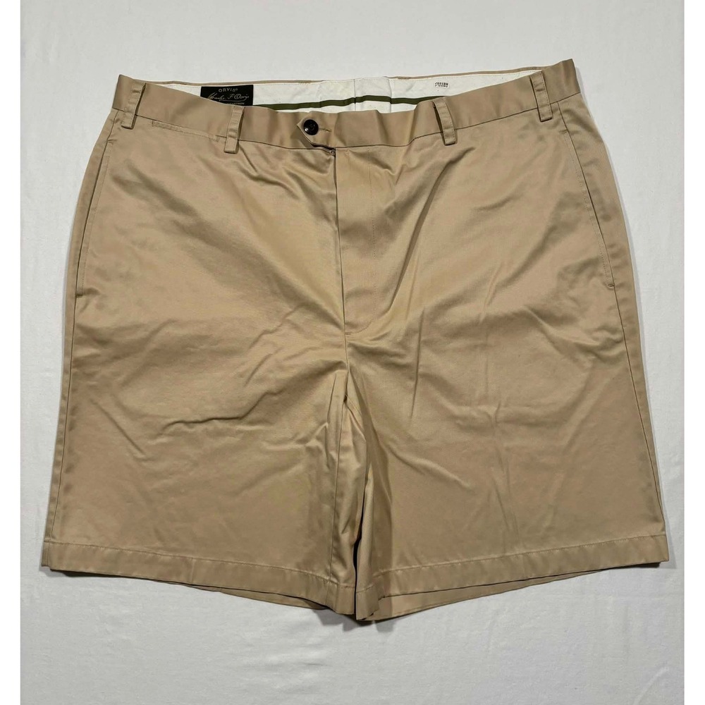 Orvis Charles F Orvis Signature Collection Khaki Cotton Shorts Mens 42 Tan